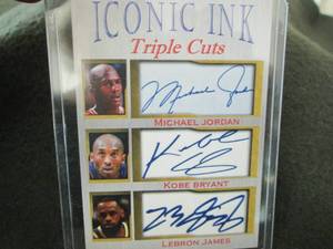 lot 157 image: Rare Custom Iconic Ink Card...