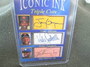 lot 158 image: Rare Custom Iconic Ink Card...