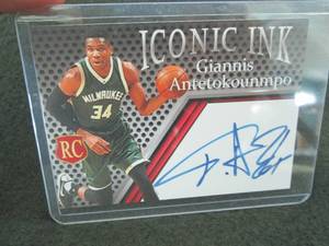 lot 160 image: Rare CustomGiannis AntekounmpoCard...
