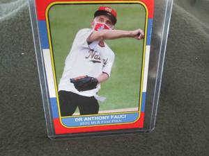 lot 161 image: Rare Custom Dr. Anthony Fauci Card...