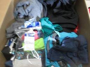lot 88 image: Box of Assorted Sizes NWT Shorts & ...