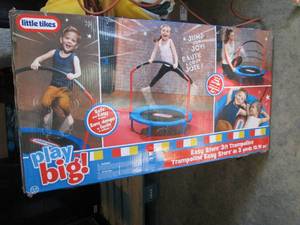 lot 197 image: Little Tikes Mini Trampoline...