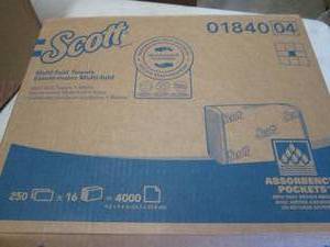 lot 234 image: Scott Essential Multifold Paper Tow...