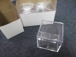 lot 266 image: 3 Acrylic Baseball Display Cases...