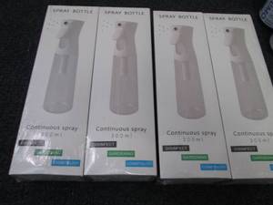 lot 315 image: 4- 300 ml Continuous Spray Bottles...