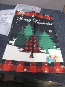 lot 330 image: 6 Christmas Garden Flags...