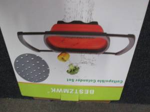 lot 353 image: 3pc Collapsible Colander Set...