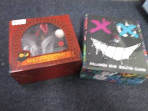 lot 356 image: Halloween Gnomes, Mask & Gloves...