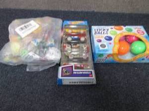 lot 358 image: Party Favor Toys, Sticky Balls, Glo...