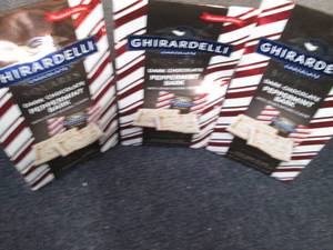 lot 433 image: 3- 7.9 oz Bags Ghirardelli Dark Cho...