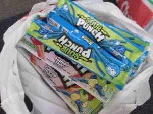 lot 442 image: 12 Sour Punch Candies...