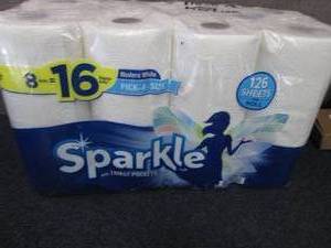 lot 458 image: 8 Rolls Sparkle Pick A Size Paper T...