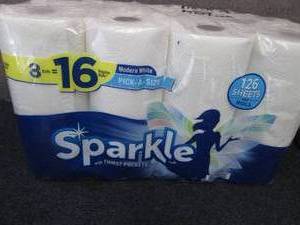 lot 459 image: 8 Rolls Sparkle Pick A Size Paper T...