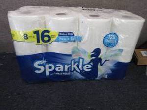 lot 460 image: 8 Rolls Sparkle Pick A Size Paper T...