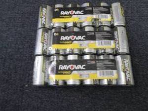 lot 463 image: 18- Rayovac UltraPro D Batteries ...