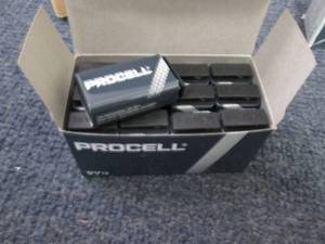 lot 466 image: Duracell Procell Alkaline Batteries...