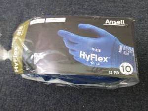 lot 481 image: Ansell Glove Hyflex 11-818 Indust S...