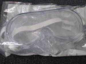 lot 492 image: Case of 100 pr Safety Goggles...