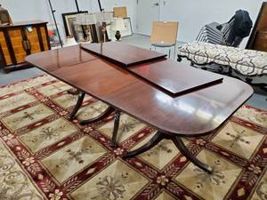 Duncan Phyfe Style Federal Dining Table