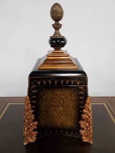 Large Lidded Wooden Box