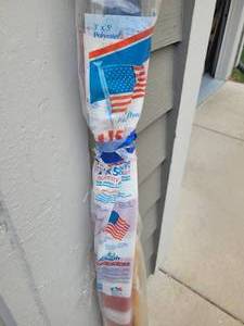 3 X 5 American Flag and Two Poles