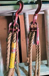 Metal Dunlap Block and Tackle