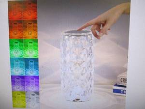 new Crystal Rose Diamond Desk Lamp,...