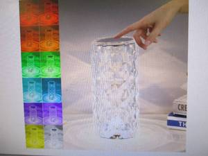 new Crystal Rose Diamond Desk Lamp,...