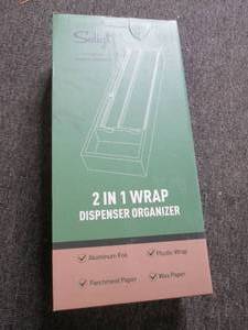 new 2 in 1 wrap dispenser organizer...