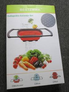 new collapsible 3 pc colander set...