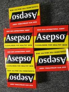 6 new bars of asepso soap ...