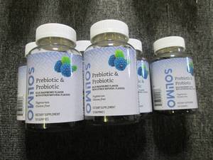 6 bottles of  Solimo Prebiotic & Pr...