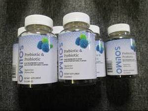 6 bottles of Solimo Prebiotic & Pro...