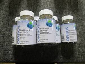 6 bottles of Solimo Prebiotic & Pro...