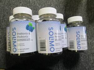 6 bottles of Solimo Prebiotic & Pro...