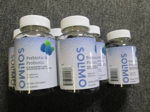 6 bottles of Solimo Prebiotic & Pro...