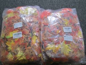 2 new bags of faux pumpkins and map...