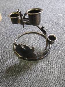 new metal christmas candle holder ...