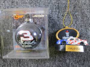 2 dale earnhardt collectible orname...