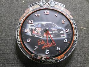 Dale Earnhardt clock untested no ba...