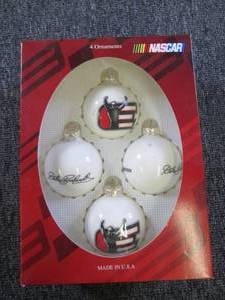 4 nascar Dale Earnhardt  ornaments ...
