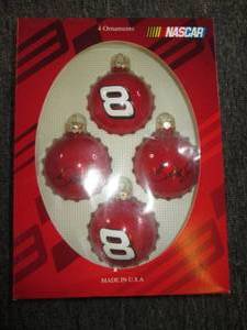 4 nascar Dale Earnhardt Jr. ornamen...