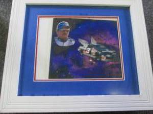 3 Dale sr and Dale jr photo in fram...