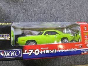 nikkor 70 plymouth hemi cuda rc car...