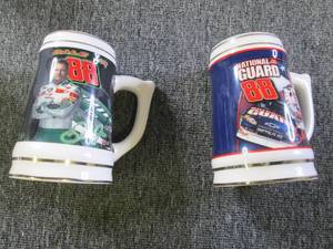2 Dale Earnhardt steins collectible...