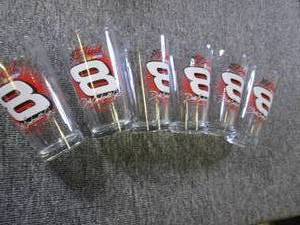 6 dale Earnhardt Jr. drinking glass...