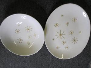 vintage serving bowl and platter ...
