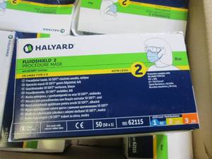 7 boxes of blue fluidshield 2 proce...