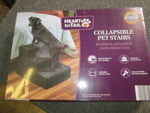 heart to tail collapsible pet stair...