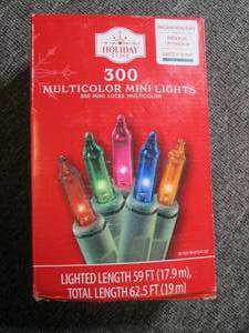 holiday time 300 multicolor mini li...